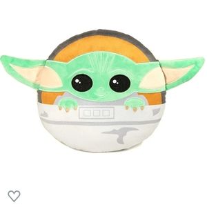 Jay Franco Star Wars The Mandalorian Baby Yoda Decorative Soft Pillow 12"